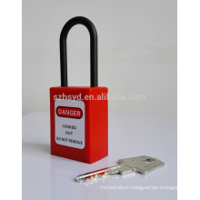 40mm square brand steel shackle safety padlocks